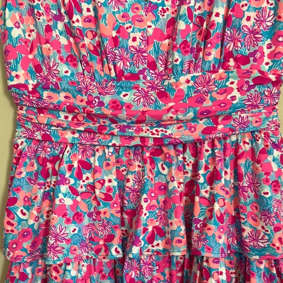 Lilly Pulitzer Purple Pink Halter Mini Dress - Picture 9 of 12